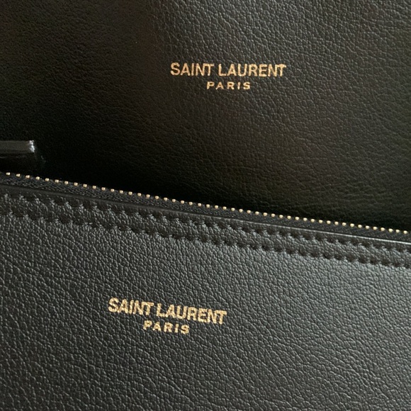 Authentic Saint Laurent Leather Purse - Picture 2 of 14